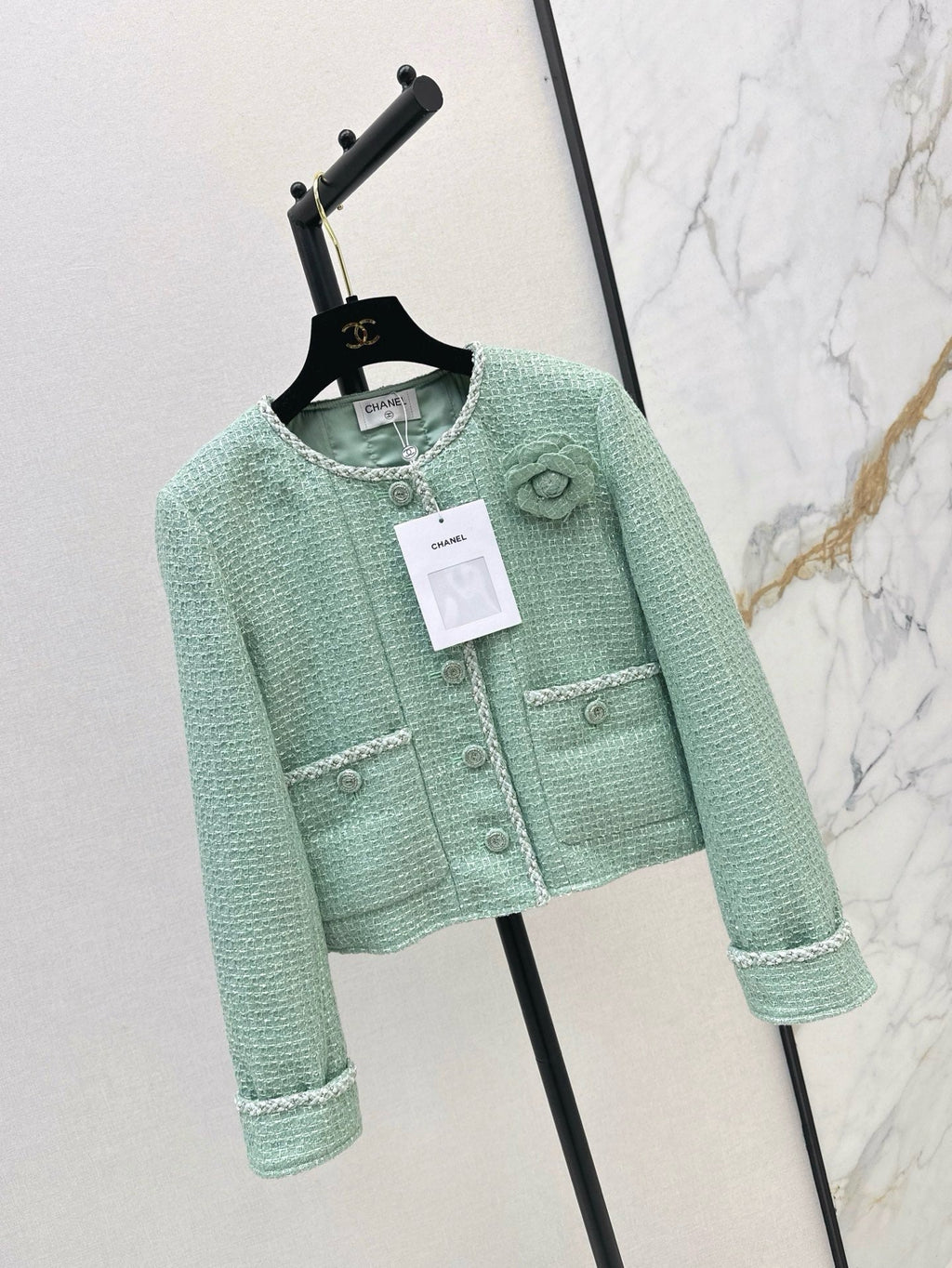 26FW New Mint Green Knit Jacket 🍏