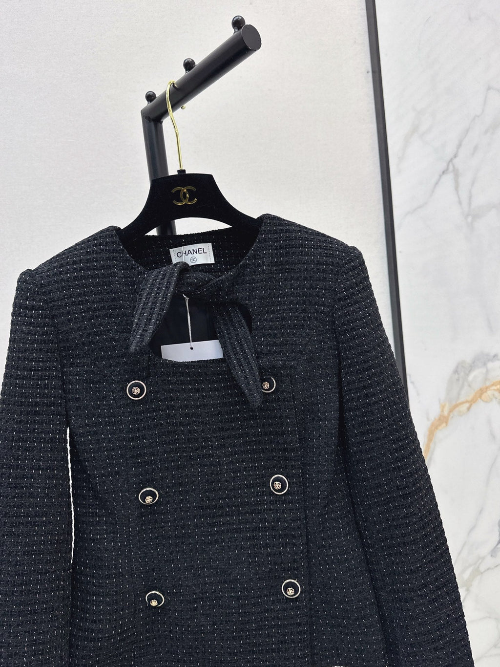 26FW New Knitted Jacket with Rabbit Ear Tie Detail 🤍