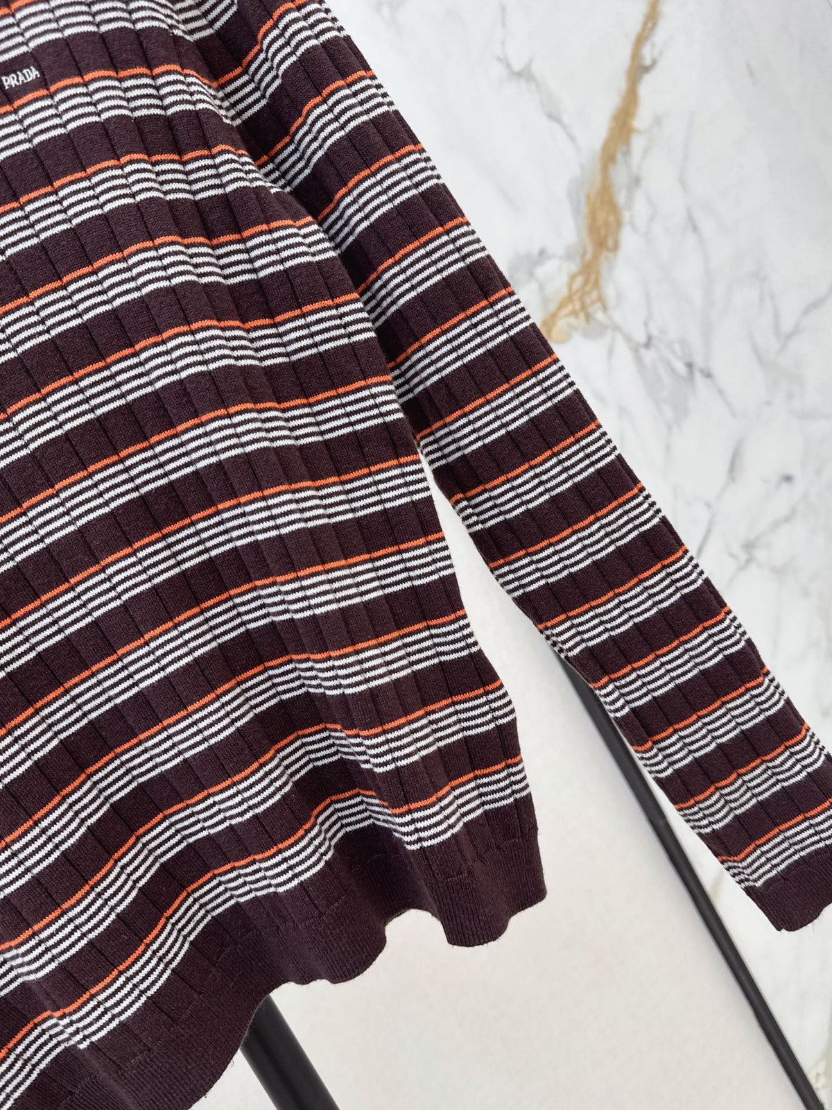 26FW New Striped Knit Polo 🖤