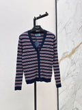 26FW New V-Neck Striped Knit Cardigan 🖤