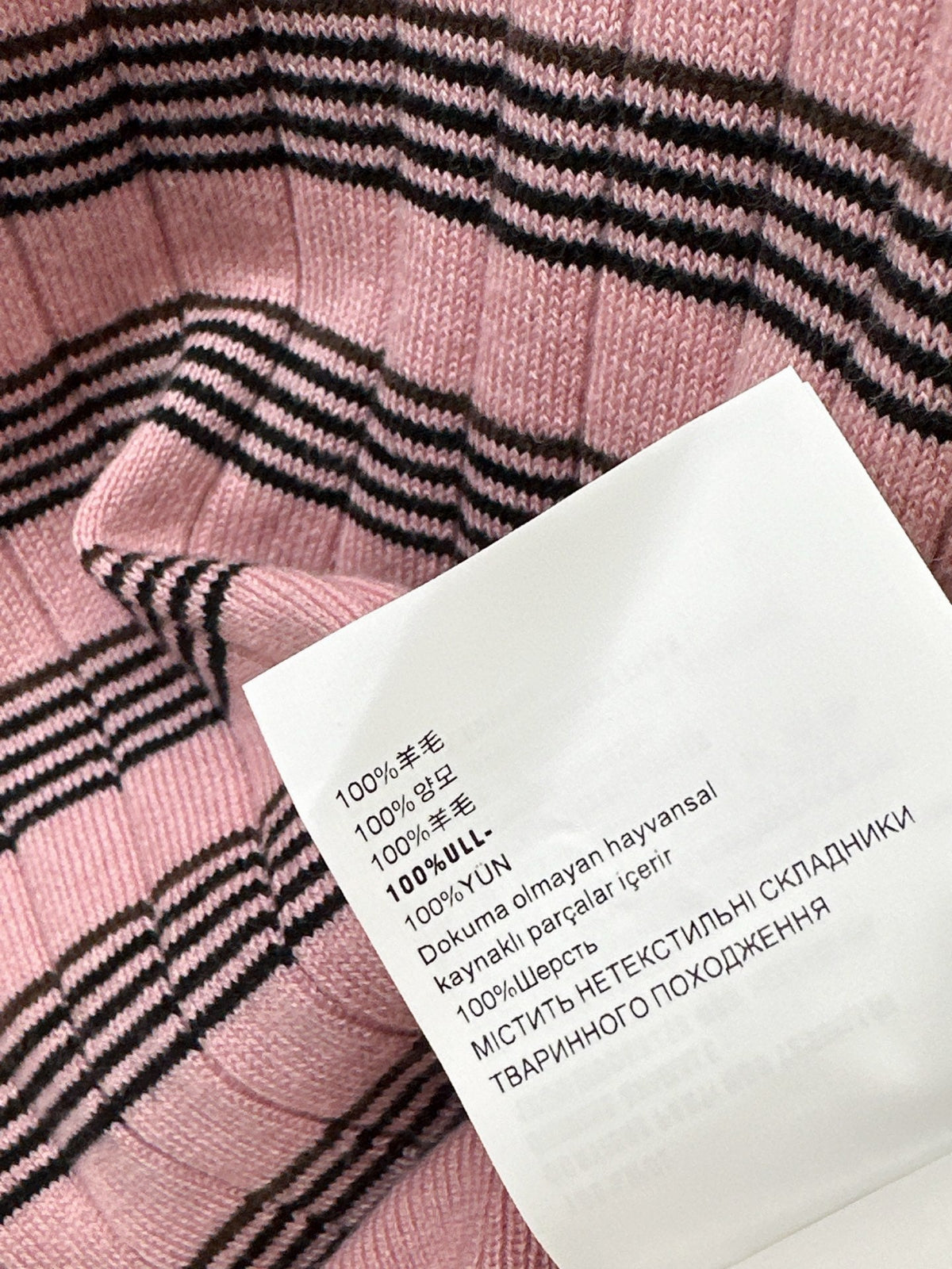 26FW New Retro Color-Block Striped Crew-Neck Long-Sleeve Knit Base Layer 💕