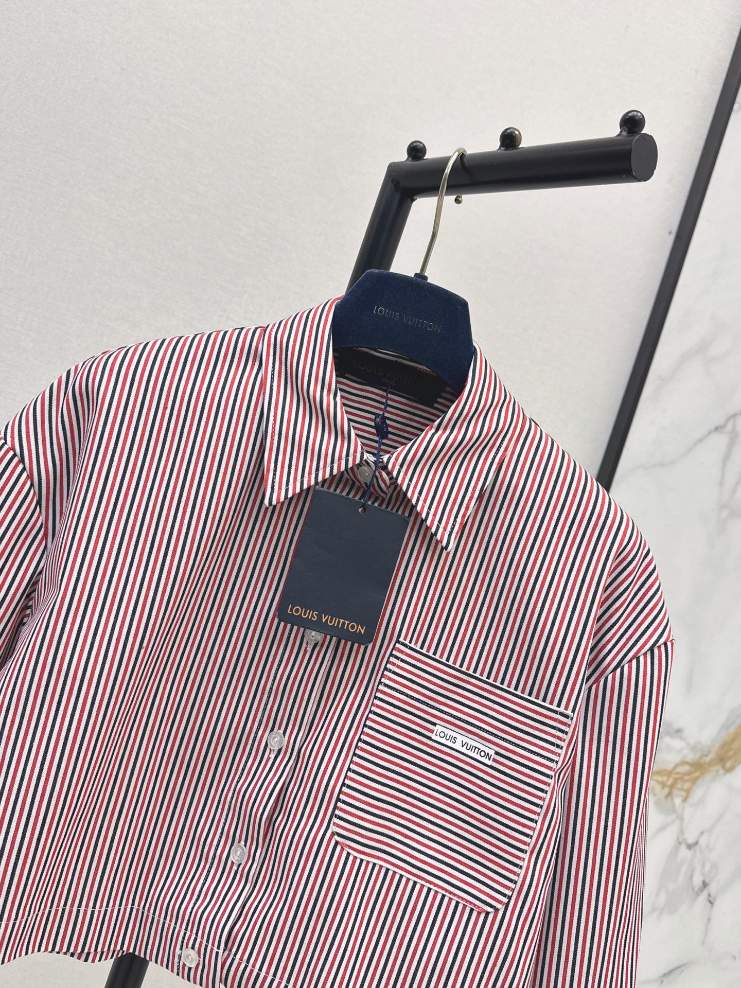 26FW New Cropped Striped Shirt 💕