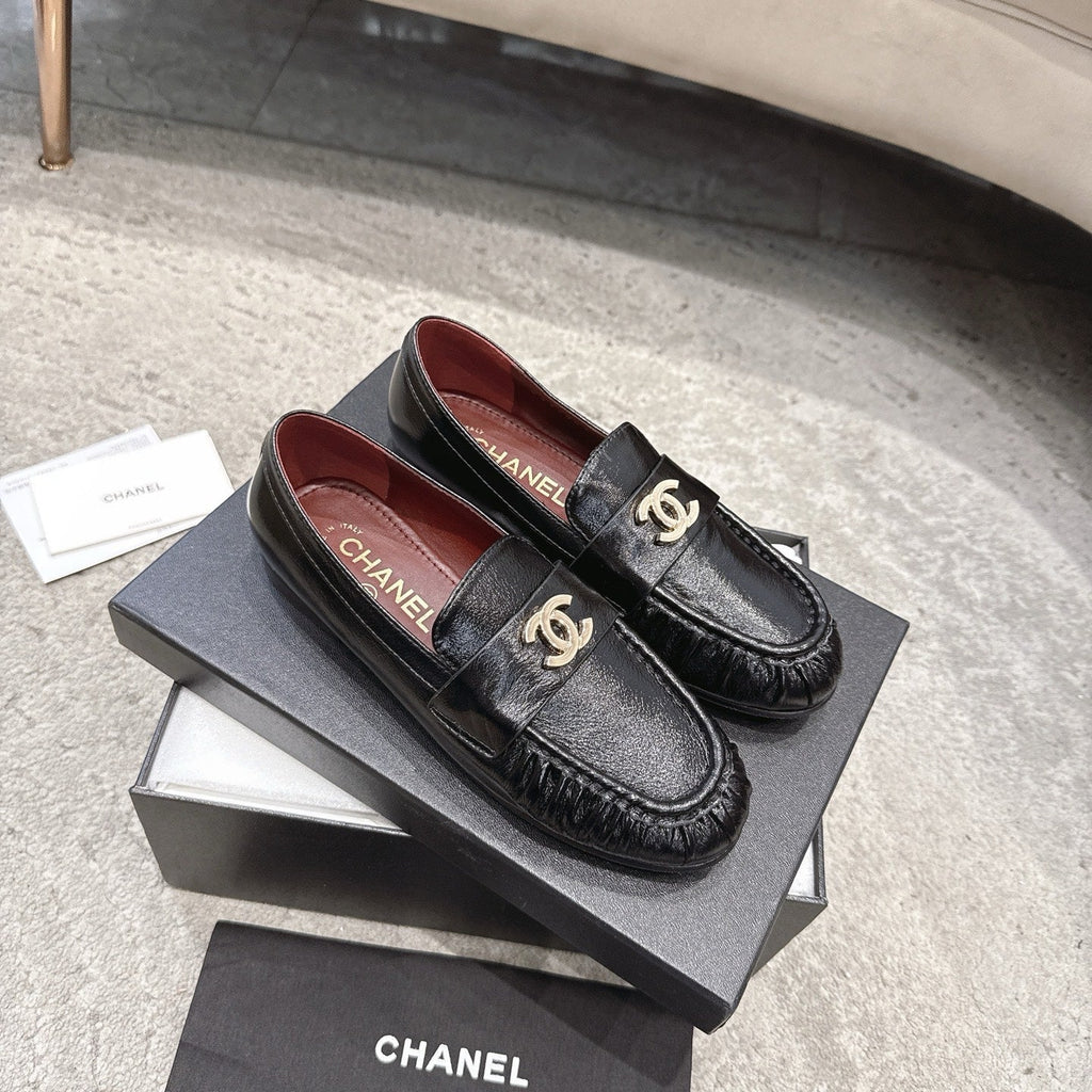 26FW New Pleated Flat Mules – Vintage-Style Flats
