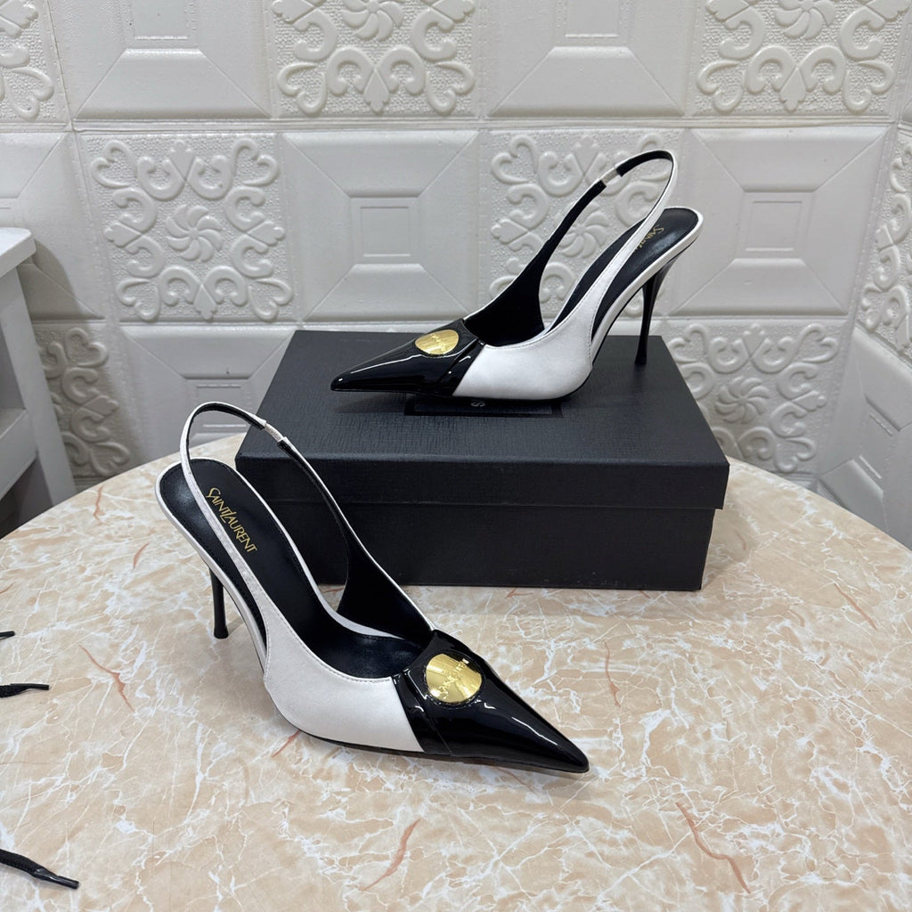 26FW New YSL Logo High Heels 👠(height: 10.5cm)