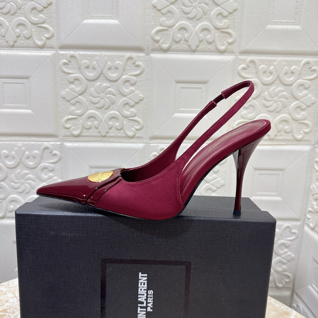 26FW New YSL Logo High Heels 👠(height: 10.5cm)