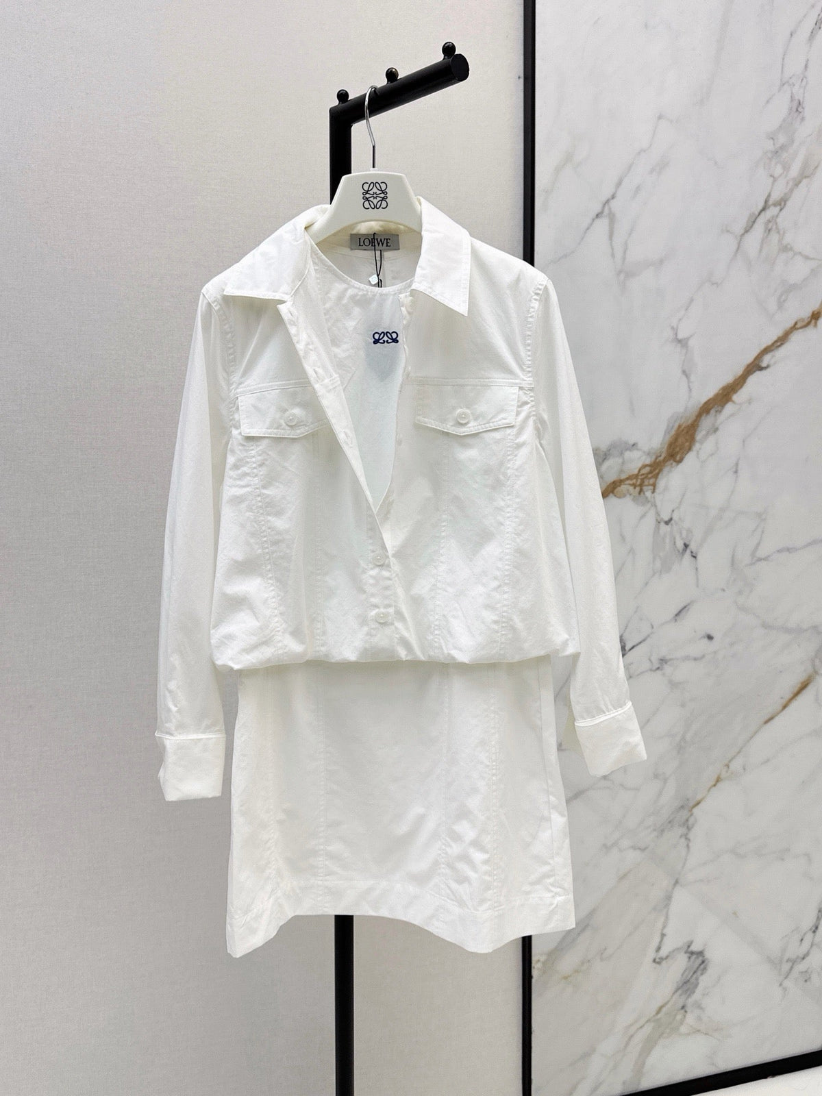 26FW New "Faux-Layered" Style Shirt Dress 🤍