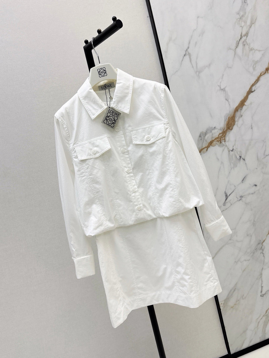26FW New "Faux-Layered" Style Shirt Dress 🤍