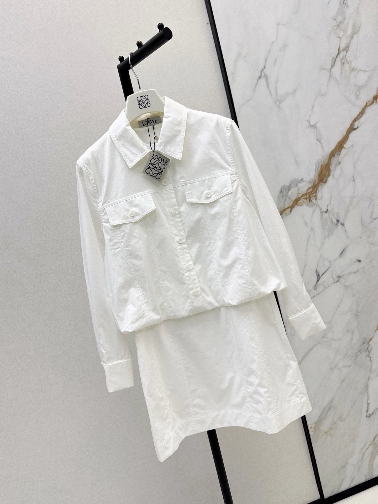 26FW New "Faux-Layered" Style Shirt Dress 🤍