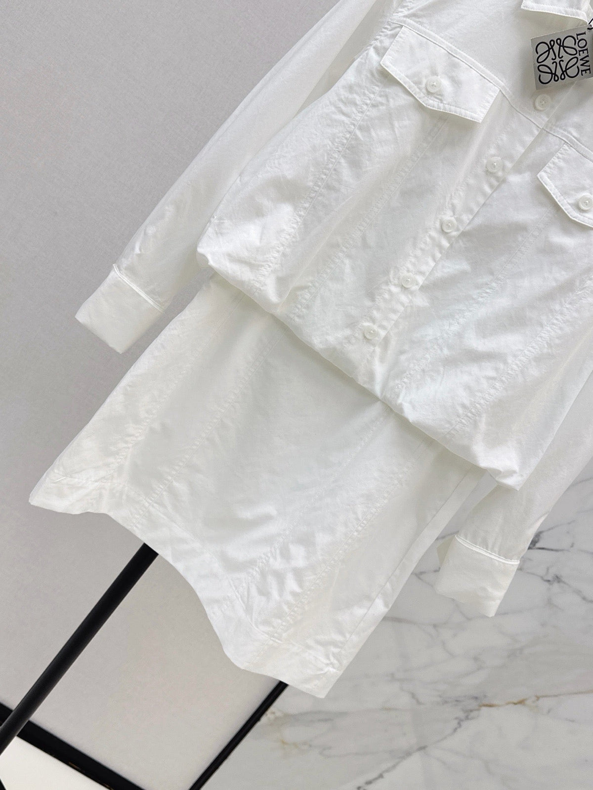 26FW New "Faux-Layered" Style Shirt Dress 🤍