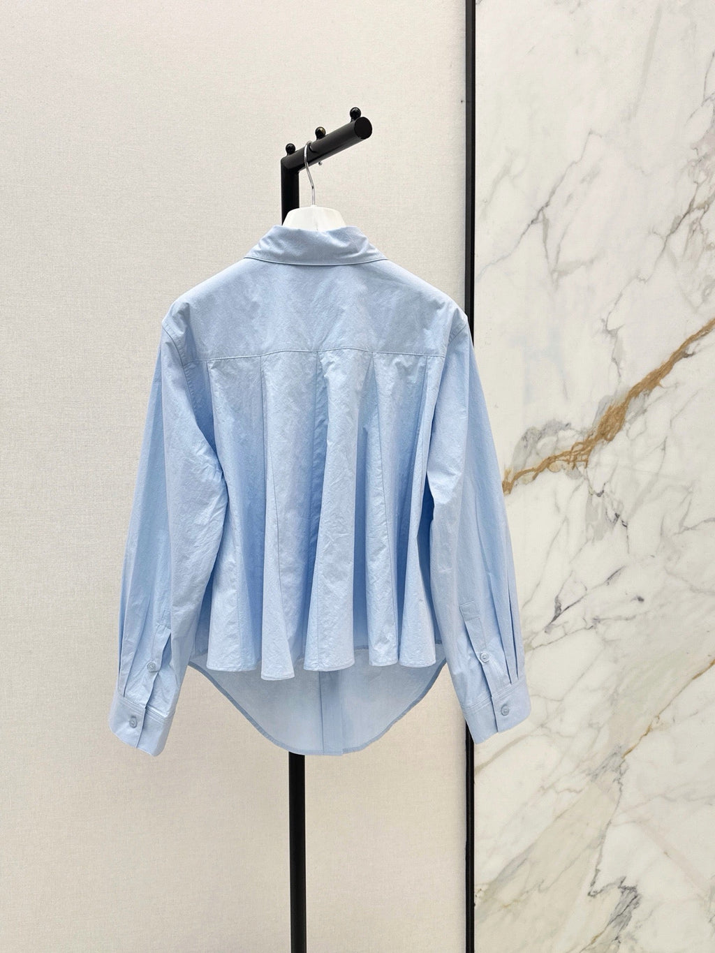 26FW New Classic Logo Embroidered Collared Shirt 🩵