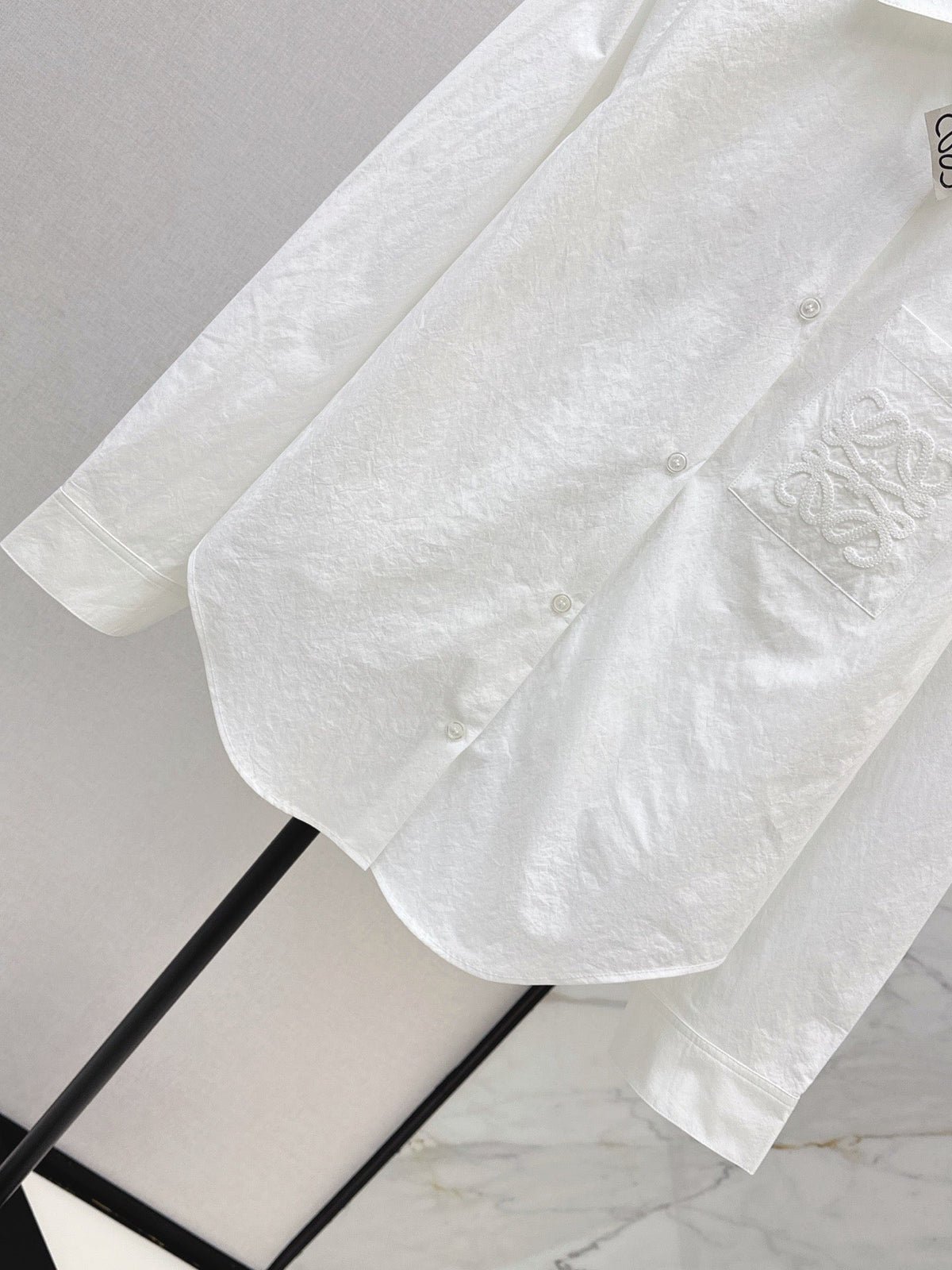 26FW New Classic Logo Embroidered Collared Shirt 🩵