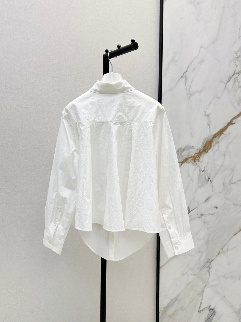 26FW New Classic Logo Embroidered Collared Shirt 🩵