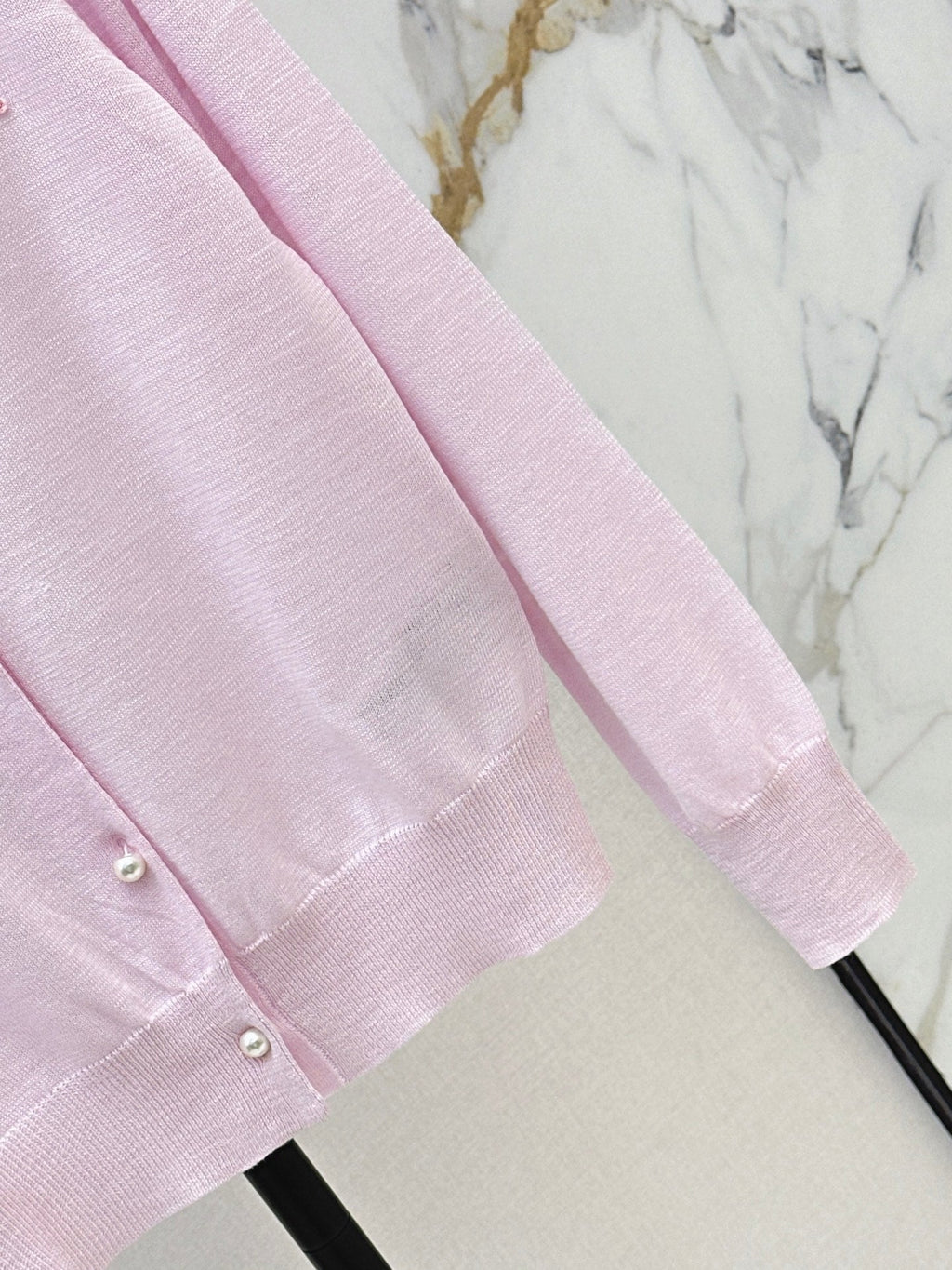 26FW New Jacquard Equestrian Knight Crew-Neck Button-Up Cardigan 💕