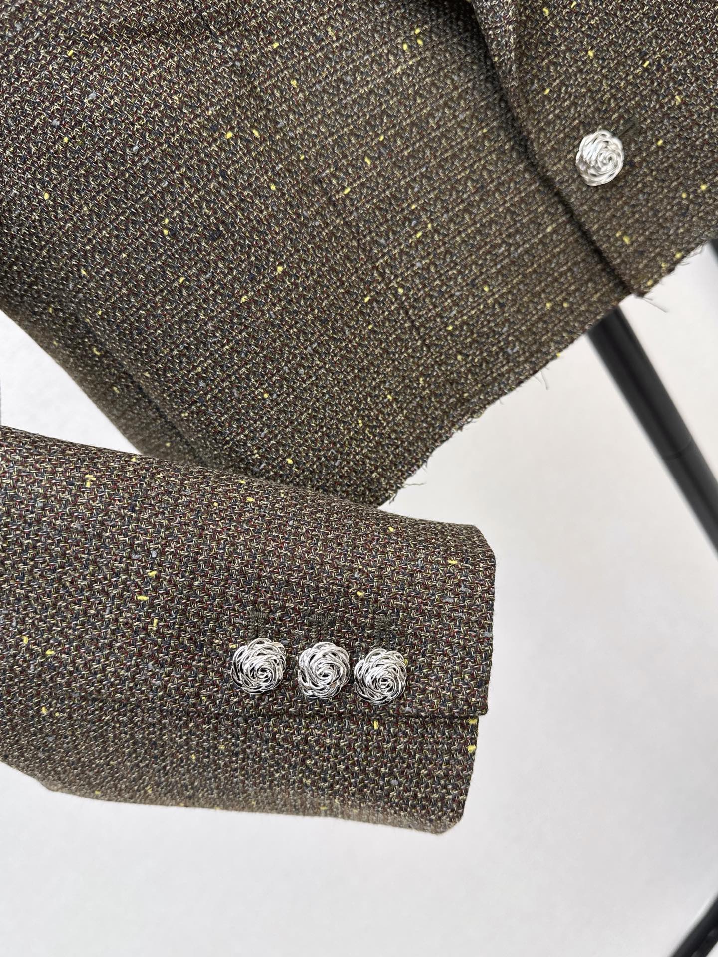 26FW New Runway-Style Cropped Knit Jacket 🤎