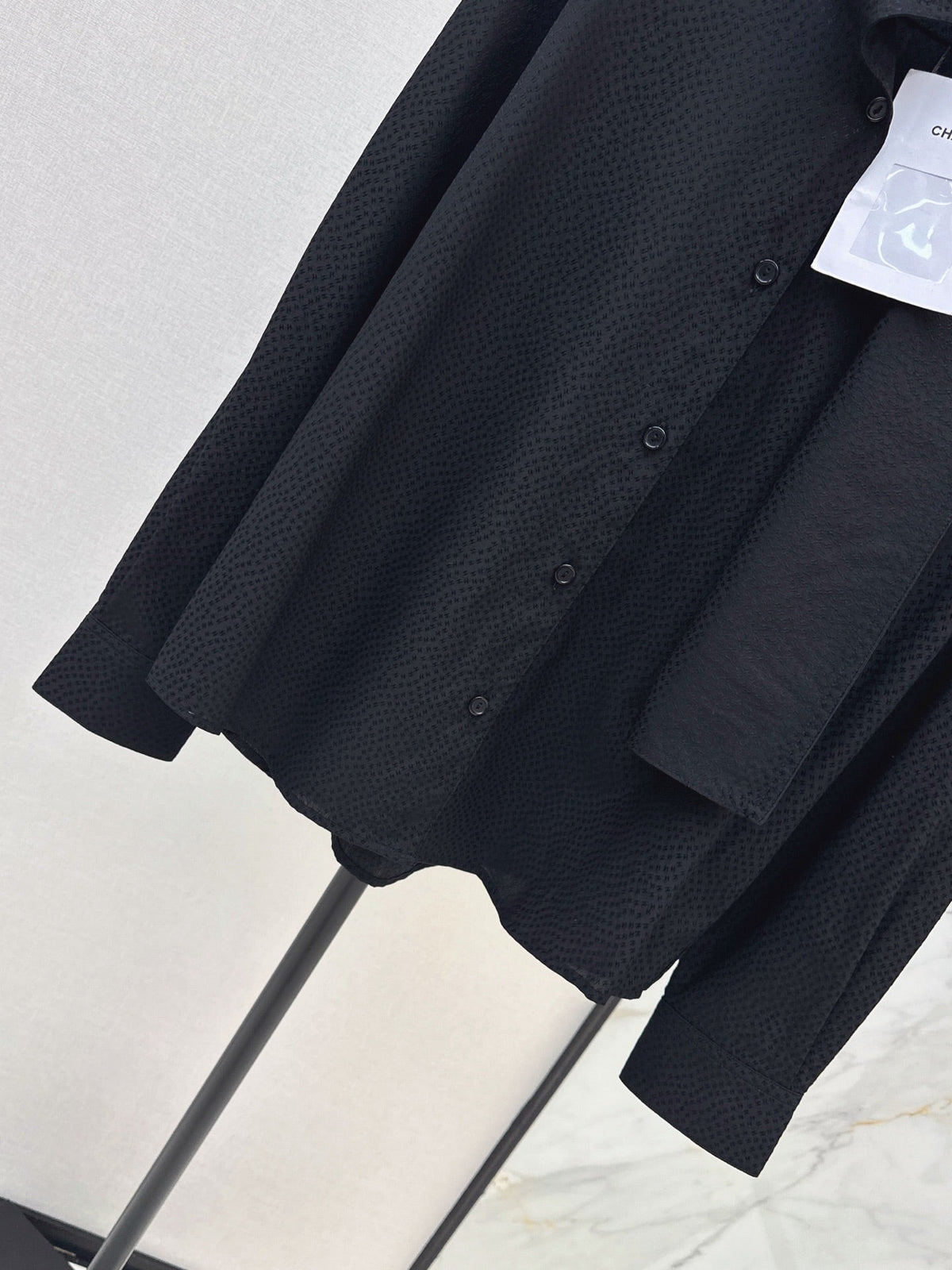 26FW New "Coco Girl" Style: Jacquard Silk Shirt 🖤
