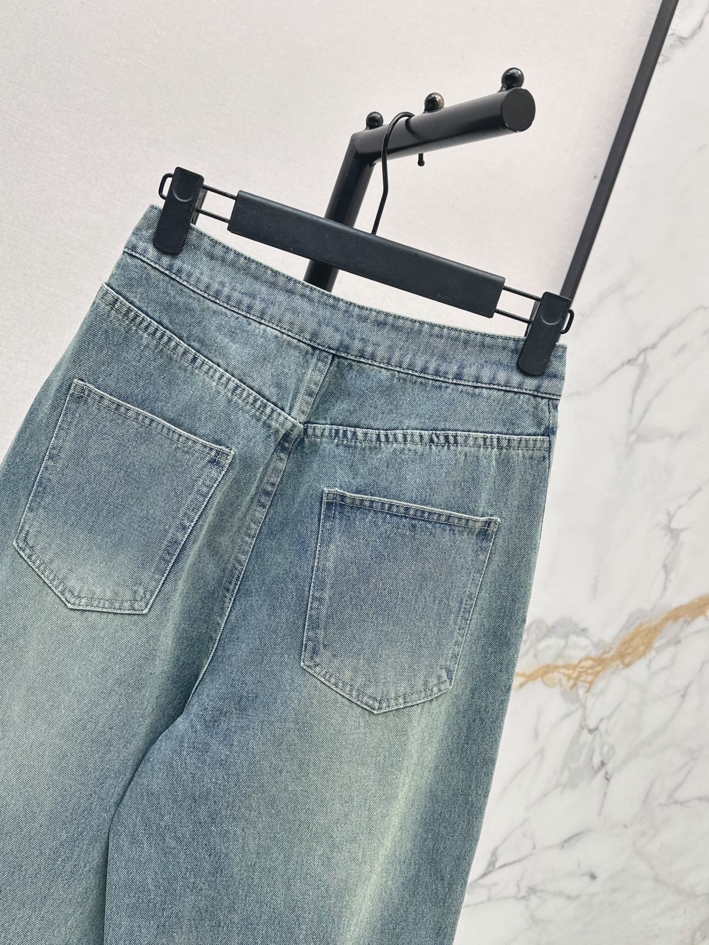 26FW New Double-Breasted Straight-Leg Jeans 🩵
