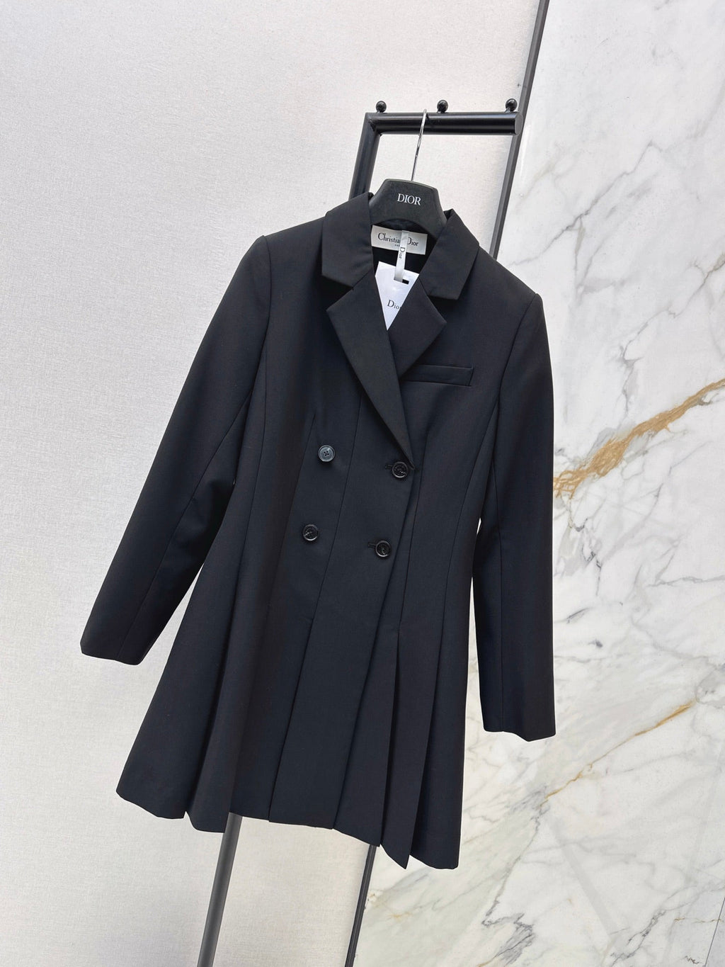 26FW New Double-Breasted Pleated Dress 🖤