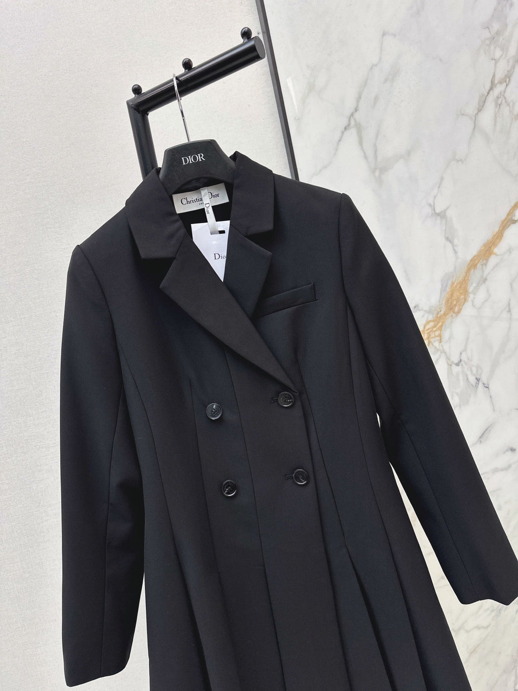 26FW New Double-Breasted Pleated Dress 🖤