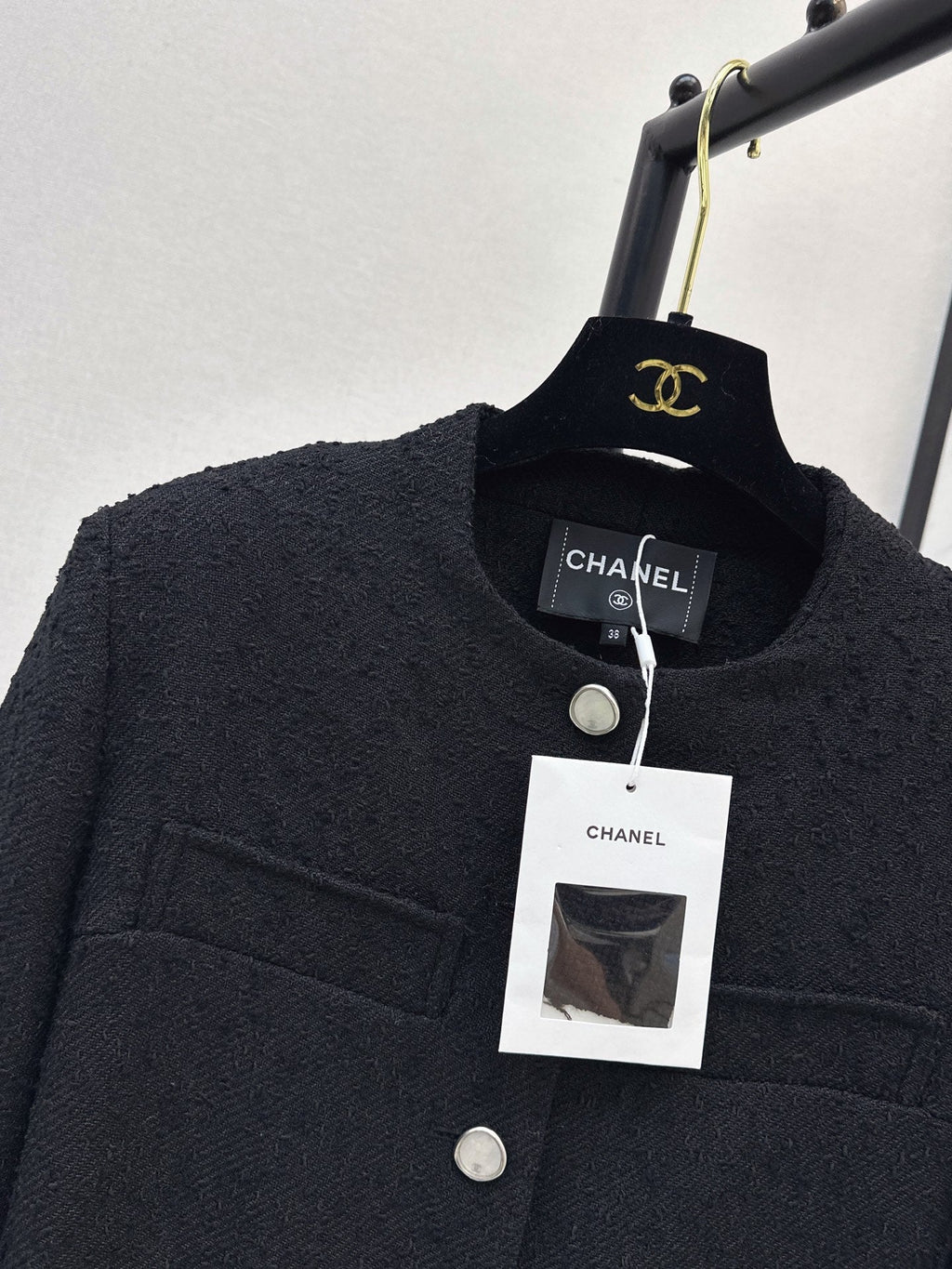 🔥Highest Quality🔥26FW New Runway Style Color-Block Tweed Jacket 🖤