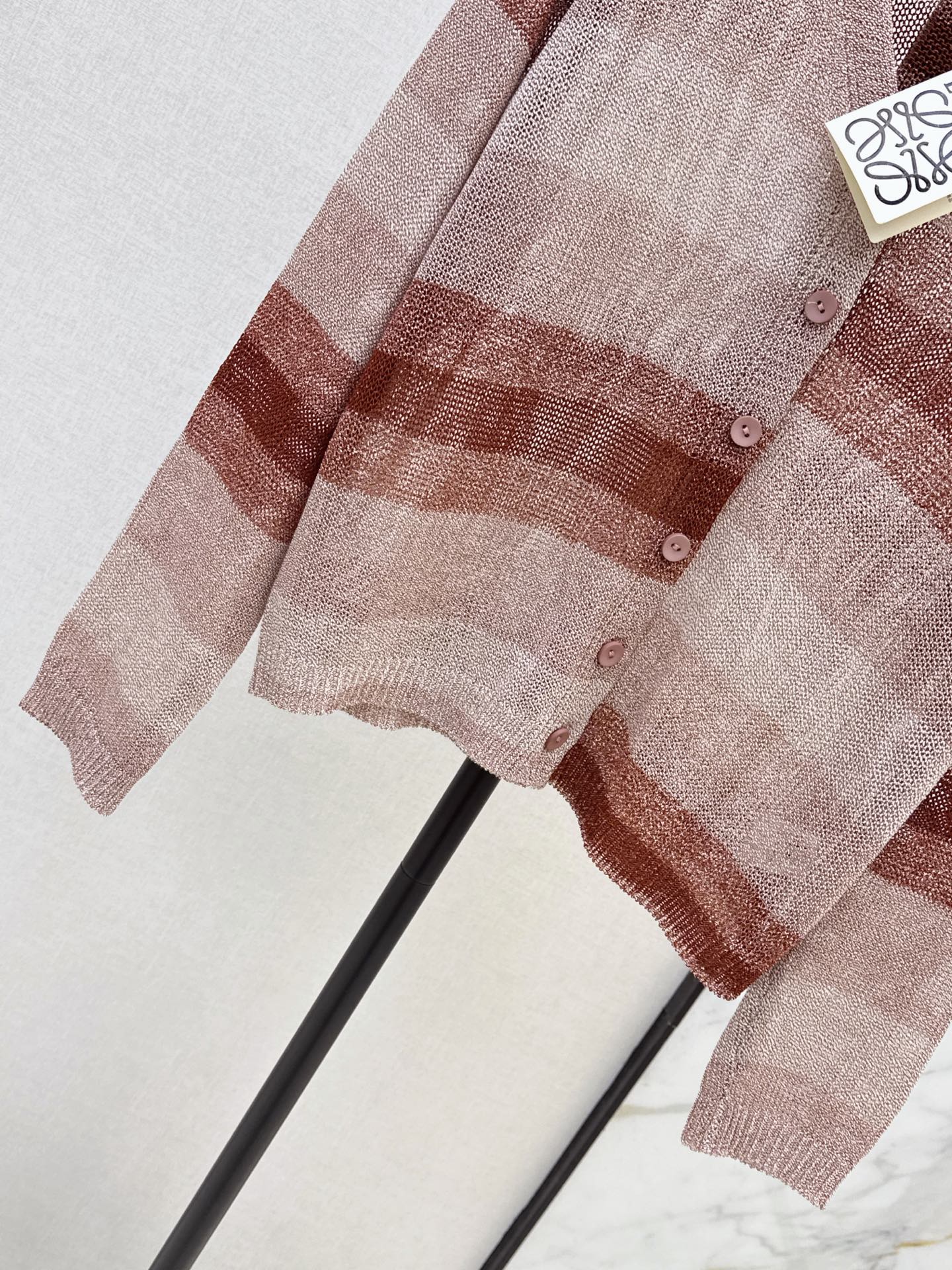 26FW New V-Neck Striped Knit Cardigan 🤍