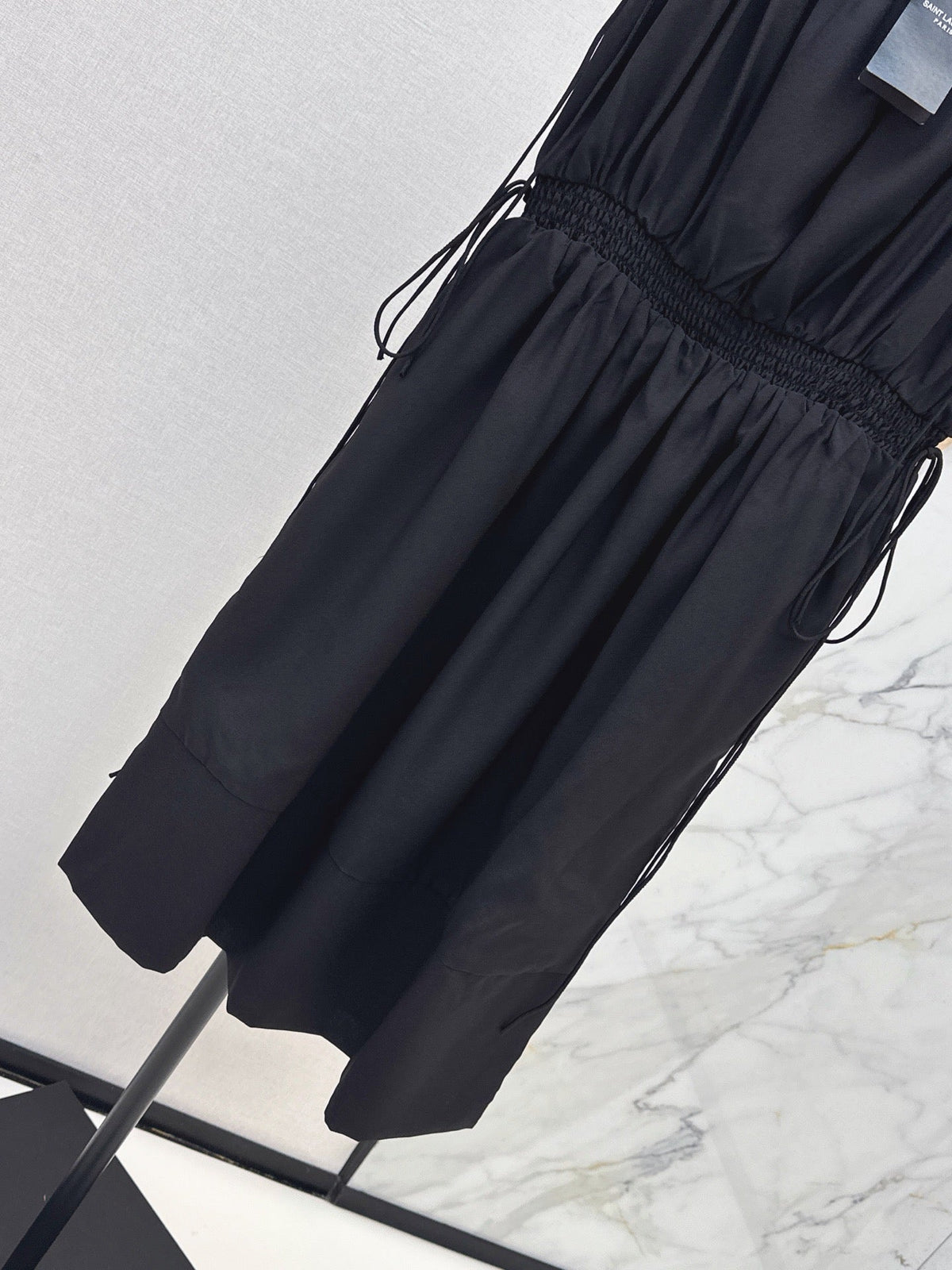 26FW New: French Minimalist Lightweight Slit Camisole Dress 🖤