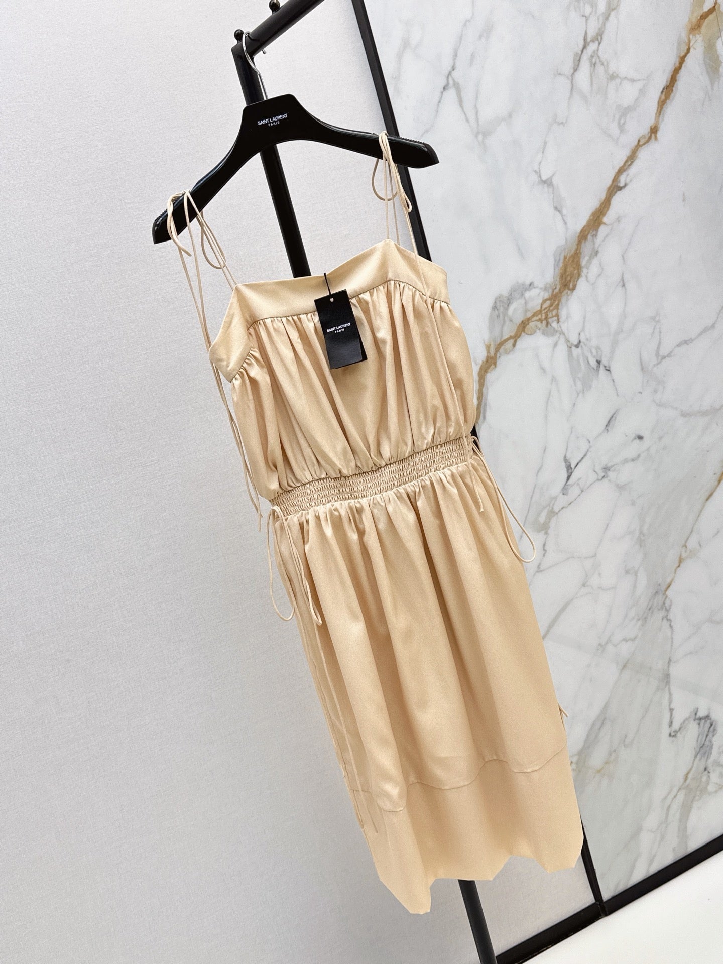 26FW New: French Minimalist Lightweight Slit Camisole Dress 🖤