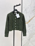 🔥Highest Quality🔥26FW New Iridescent Sequin Cashmere Cardigan 🖤