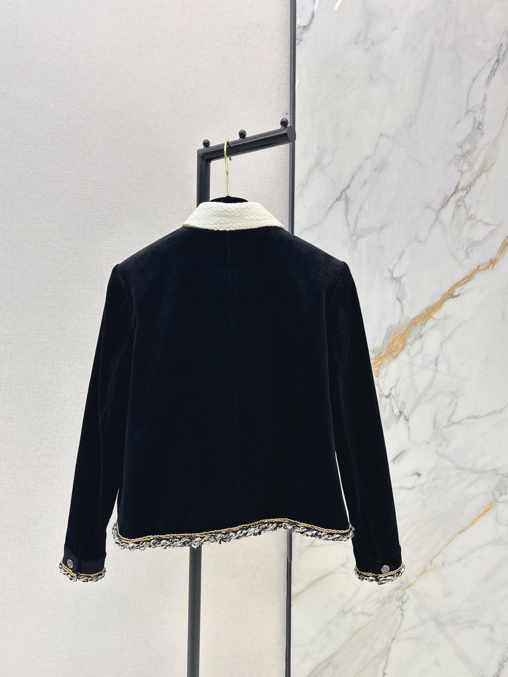 26FW New Color-Block Corduroy Jacket with Detachable Collar 🖤