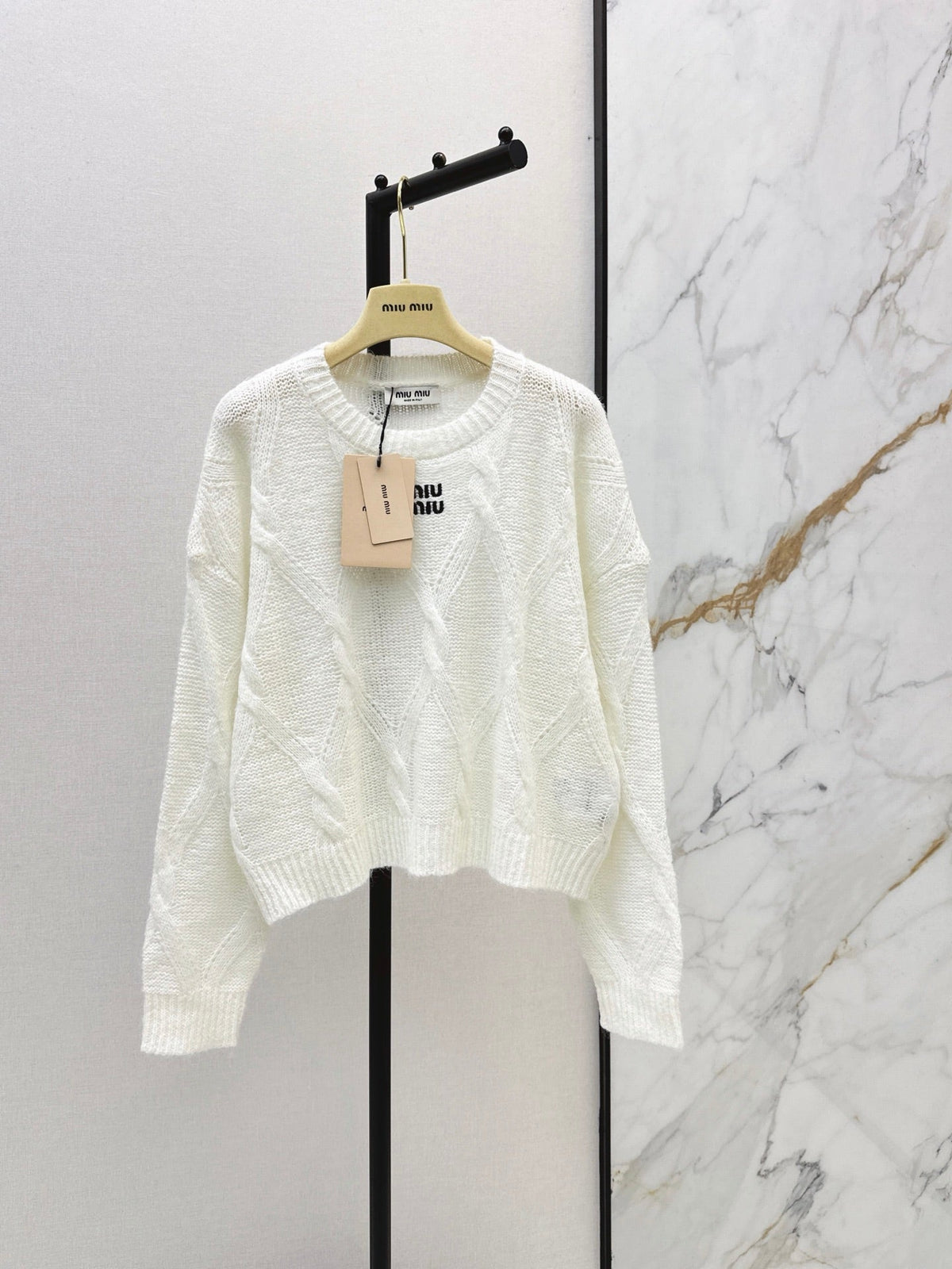 26FW New Logo Letter Embroidery Crewneck Sweater 🩶