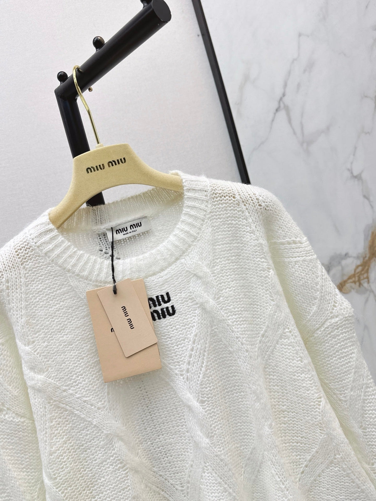 26FW New Logo Letter Embroidery Crewneck Sweater 🩶