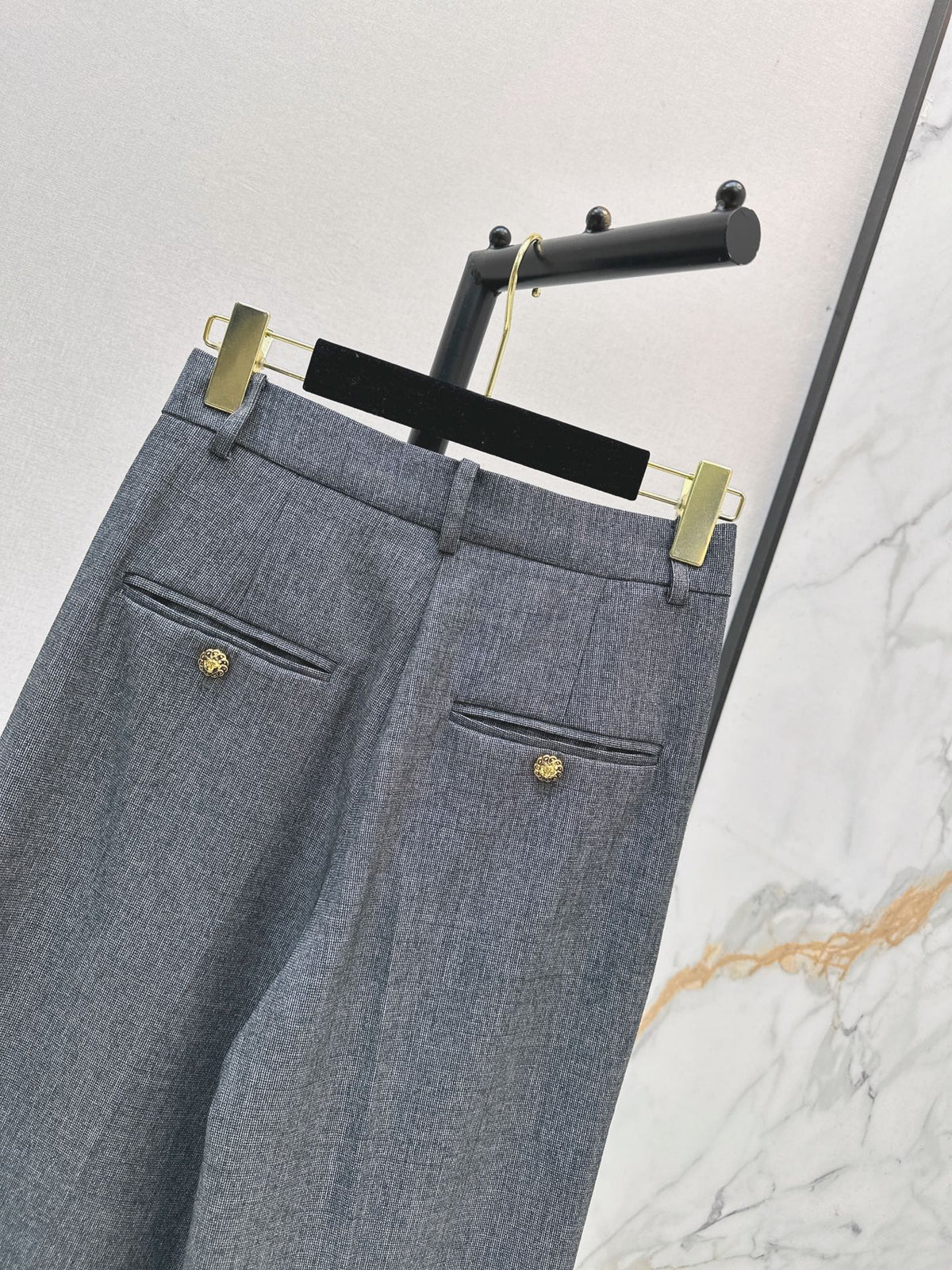 26FW New Grey Straight-Leg Trousers 🩶