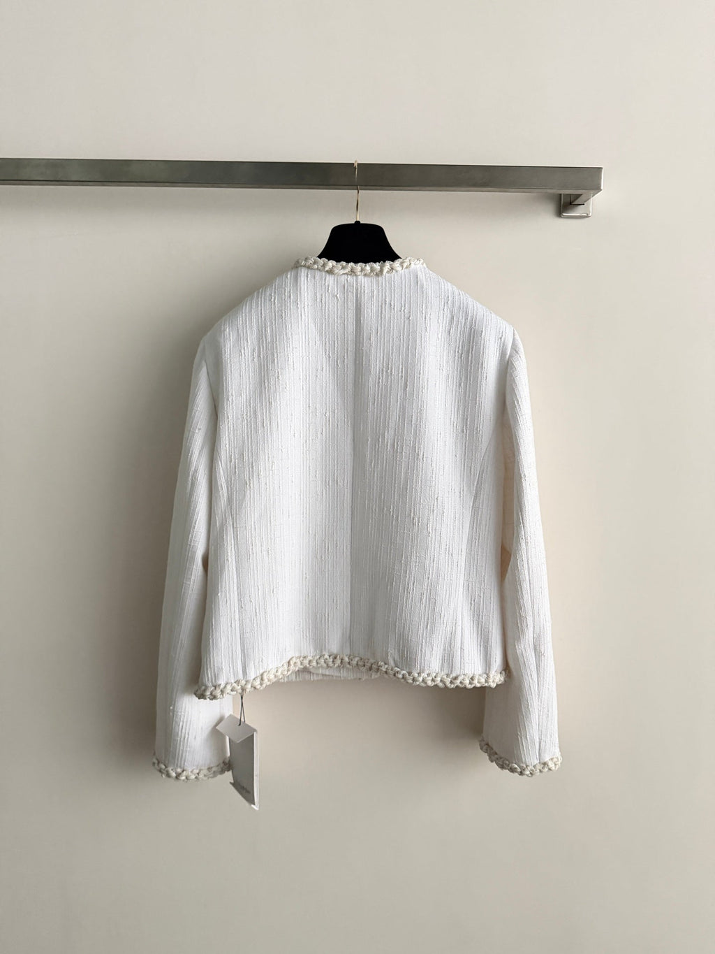 🔥Highest Quality🔥26FW New White Tweed Jacket 🤍