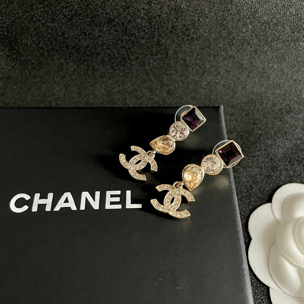 26FW New Double-C Stud Earrings