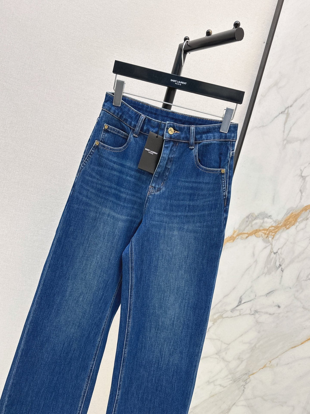 26FW New Logo Letter-Embroidered Straight-Leg Denim Jeans 🖤