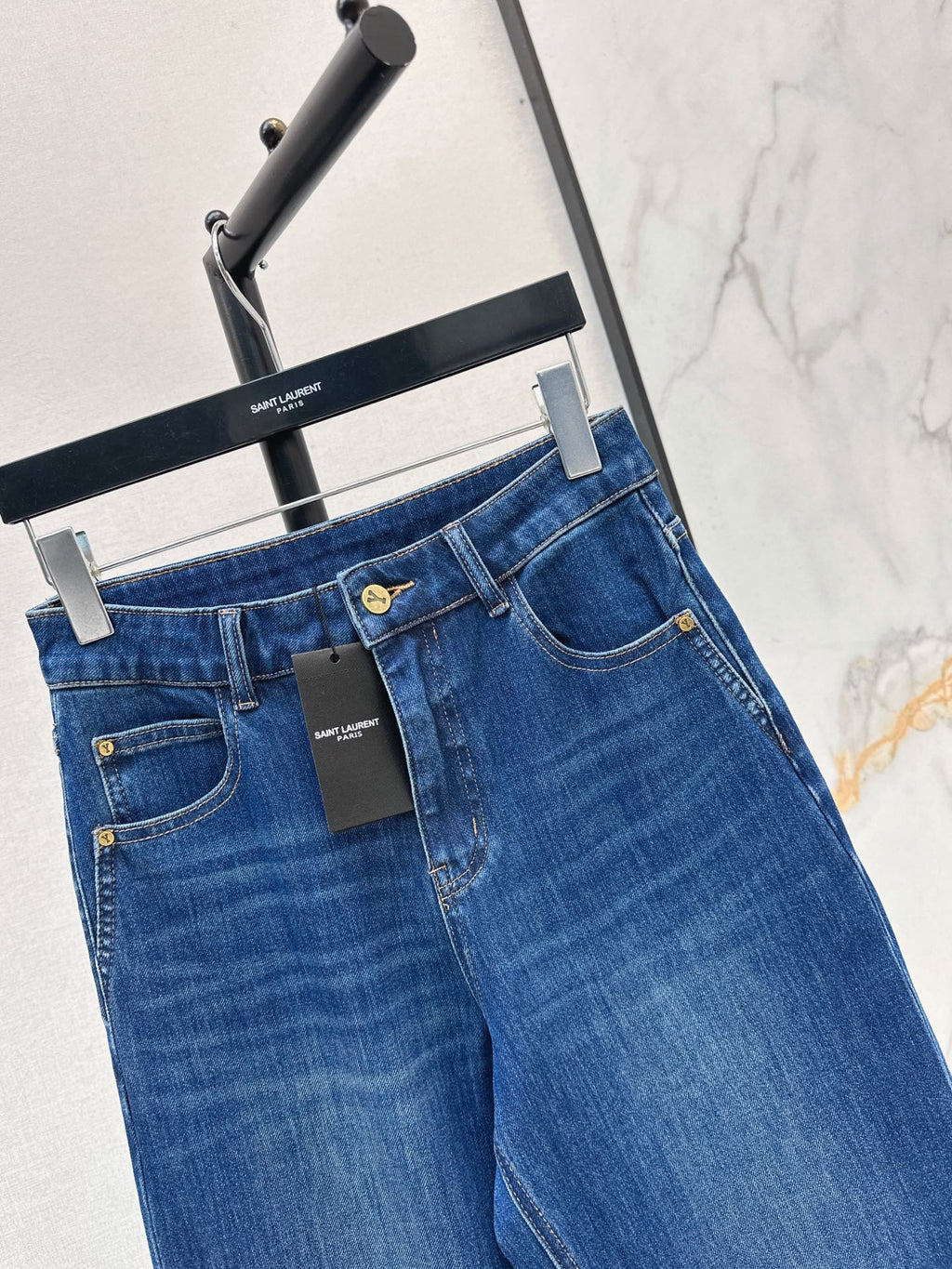 26FW New Logo Letter-Embroidered Straight-Leg Denim Jeans 🖤
