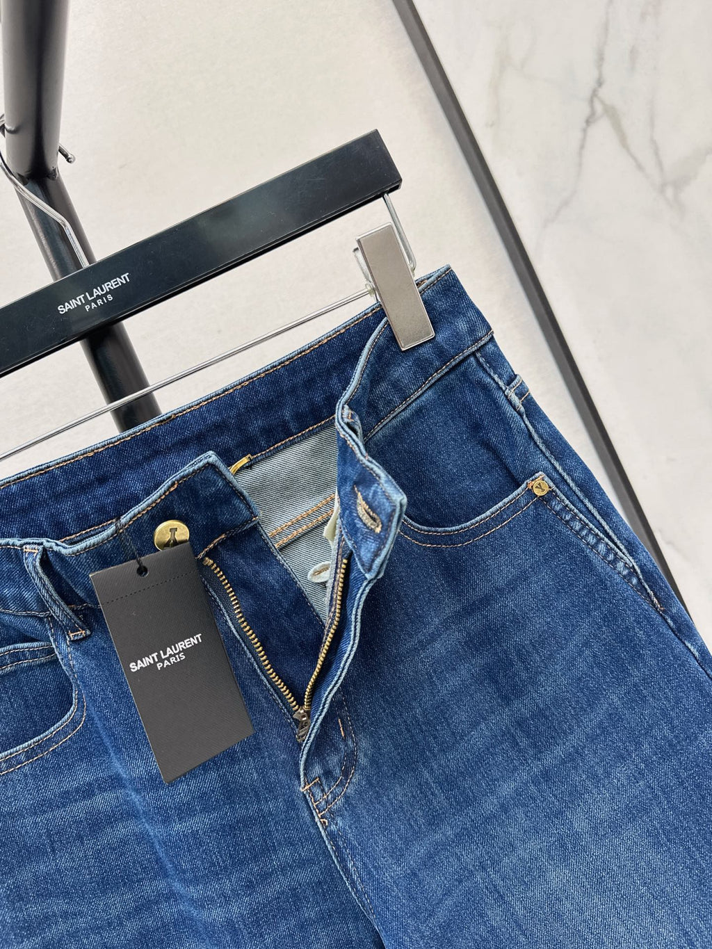 26FW New Logo Letter-Embroidered Straight-Leg Denim Jeans 🖤