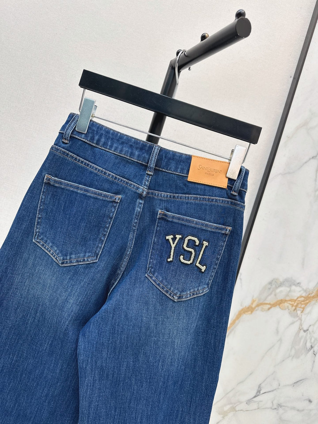 26FW New Logo Letter-Embroidered Straight-Leg Denim Jeans 🖤