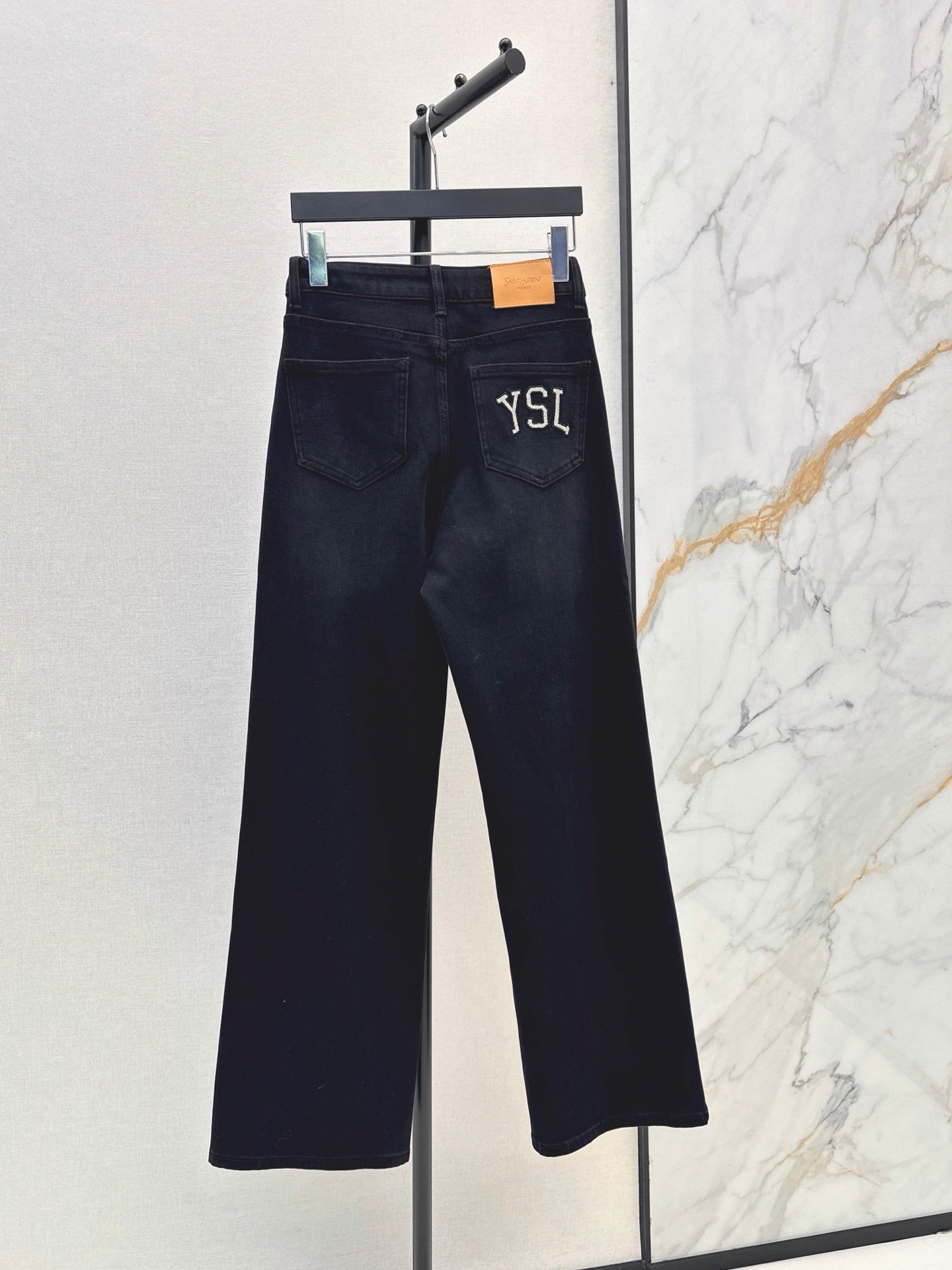 26FW New Logo Letter-Embroidered Straight-Leg Denim Jeans 🖤