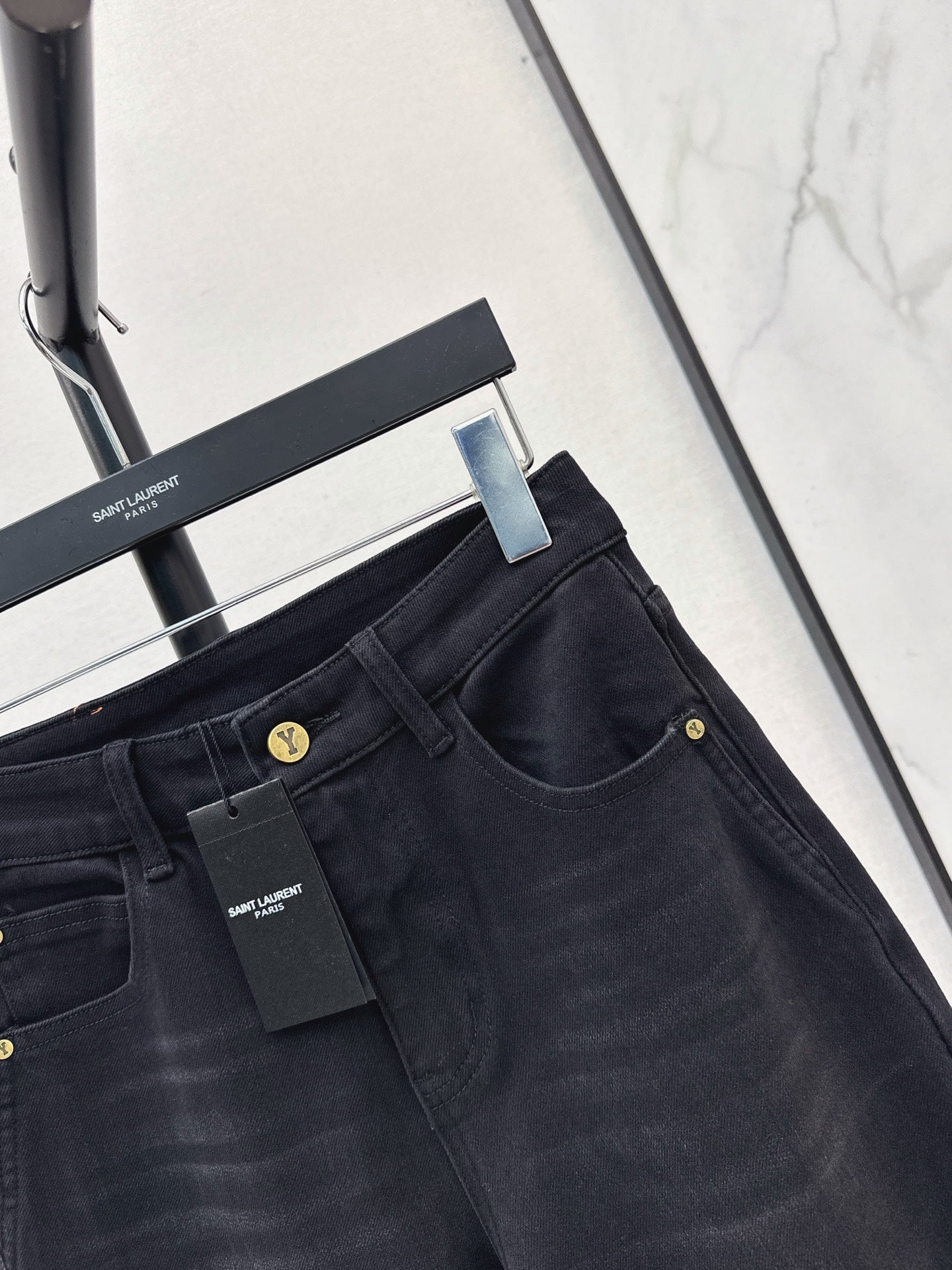 26FW New Logo Letter-Embroidered Straight-Leg Denim Jeans 🖤