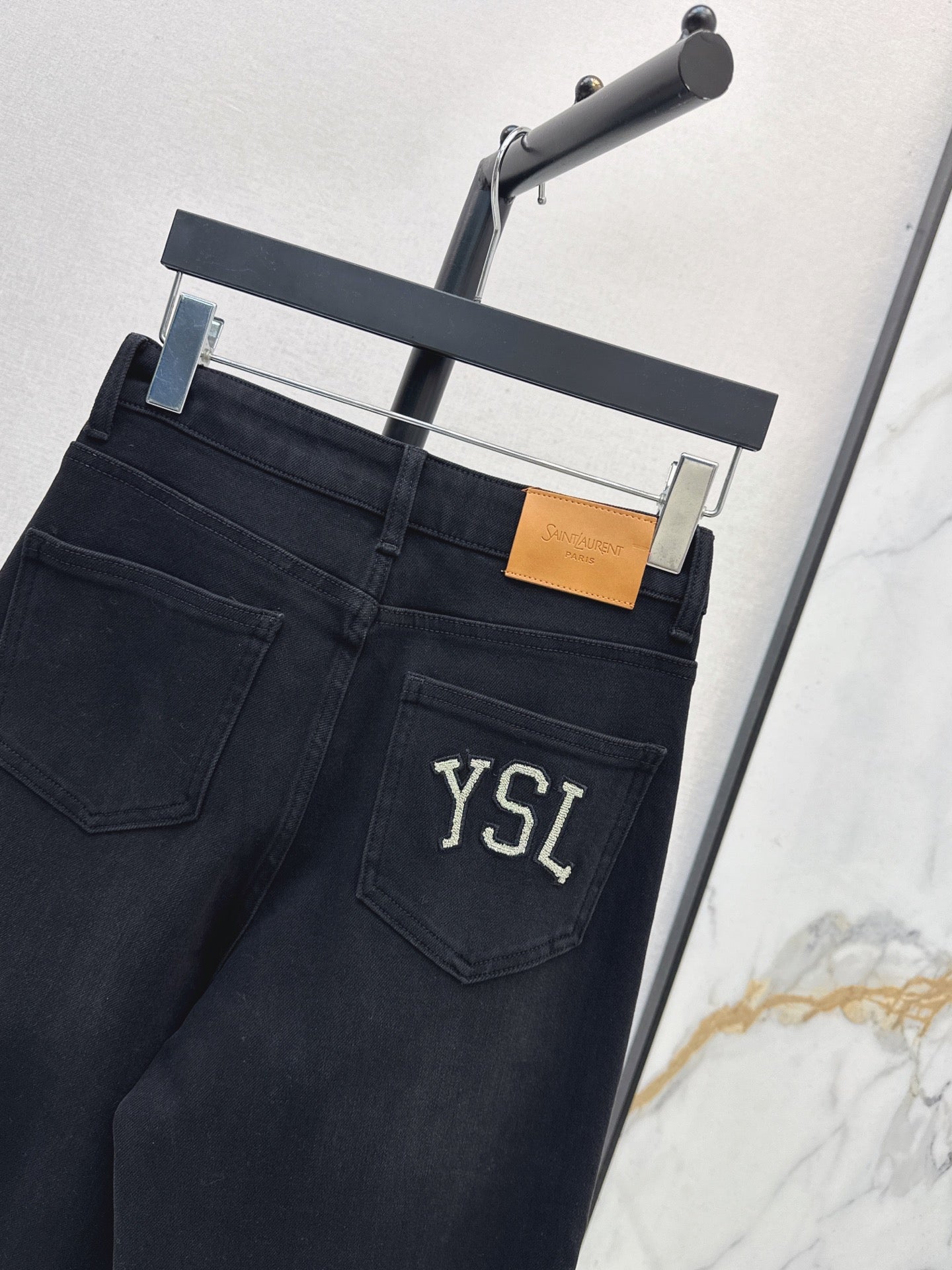26FW New Logo Letter-Embroidered Straight-Leg Denim Jeans 🖤