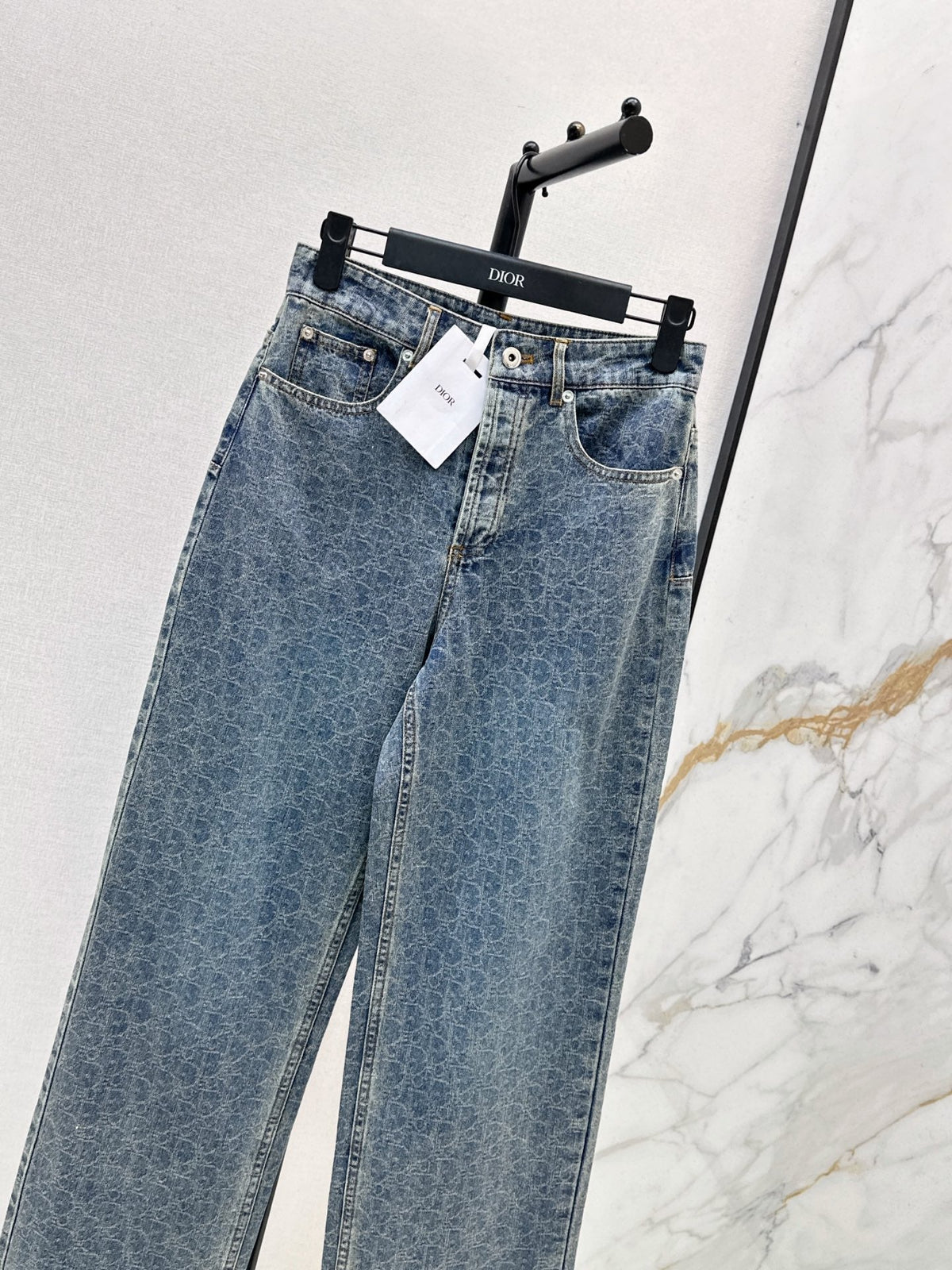 26FW New High-Waisted Jacquard Jeans 🩵