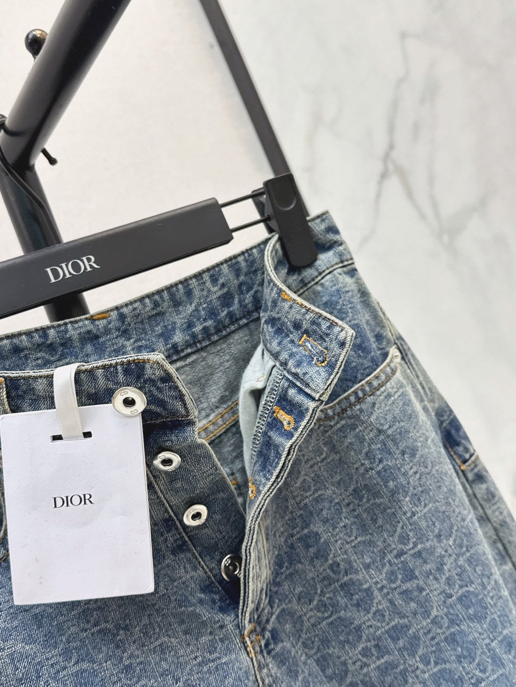 26FW New High-Waisted Jacquard Jeans 🩵
