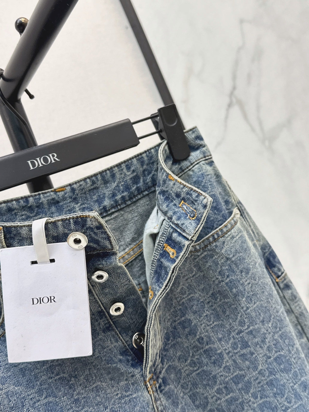 26FW New High-Waisted Jacquard Jeans 🩵