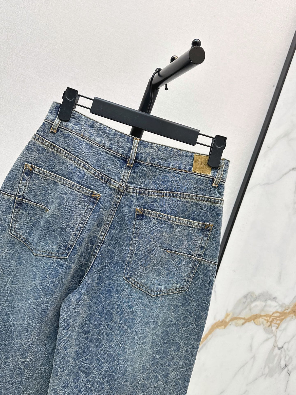 26FW New High-Waisted Jacquard Jeans 🩵
