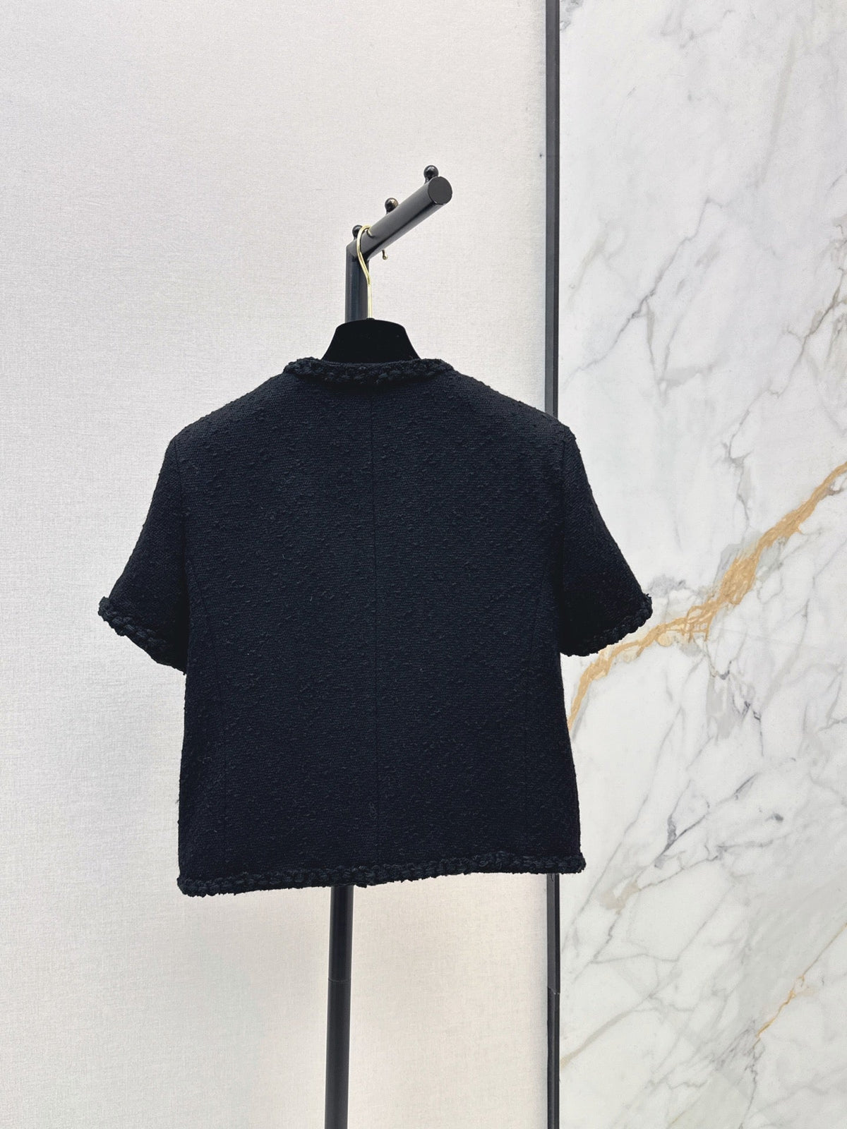 26FW New Knit Crew-Neck Short-Sleeve Jacket with Four Pockets 🖤