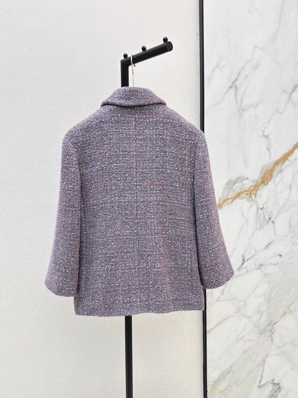 🔥Highest Quality🔥26FW New Mid-Length Lapel Knit Jacket 💜