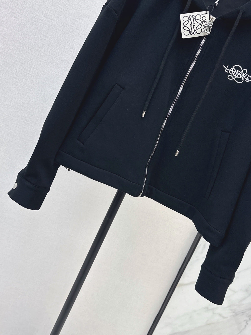 26FW New Logo-Embellished Hooded Jacket 🩶