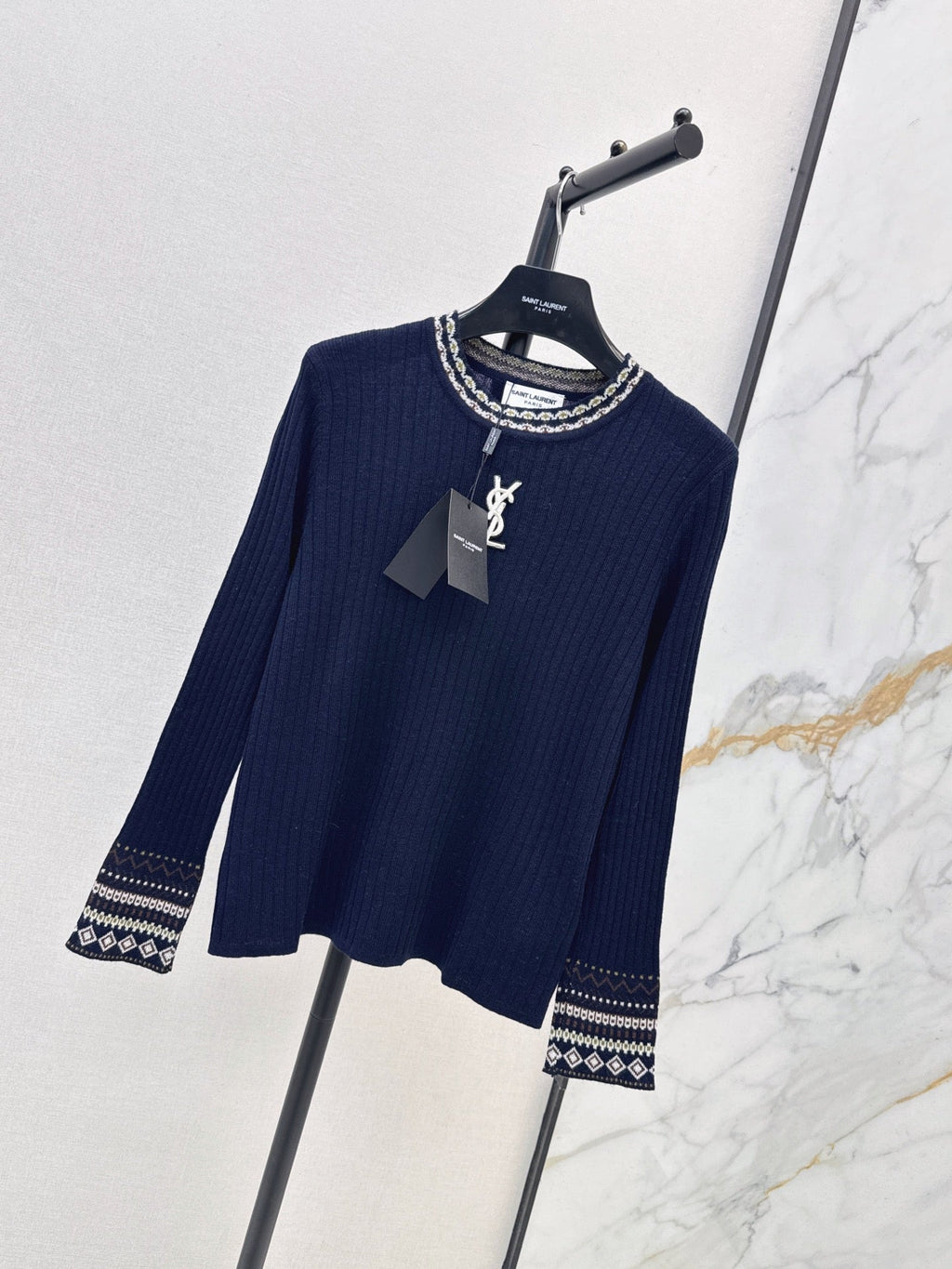 26FW New Slim-Fit Crew-Neck Knit Base Layer 🩶