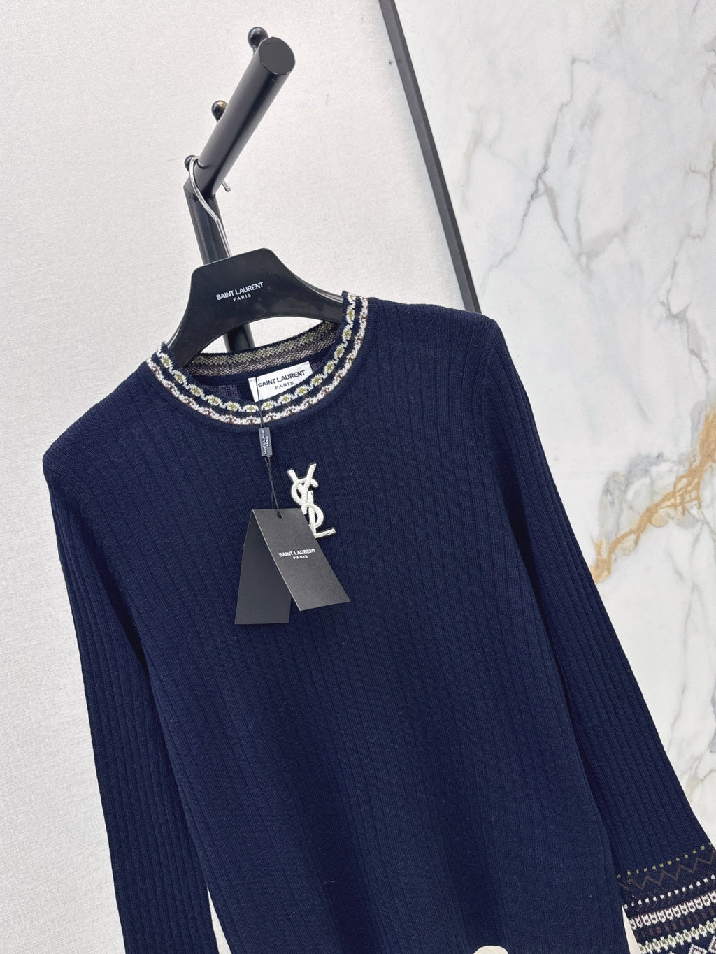 26FW New Slim-Fit Crew-Neck Knit Base Layer 🩶