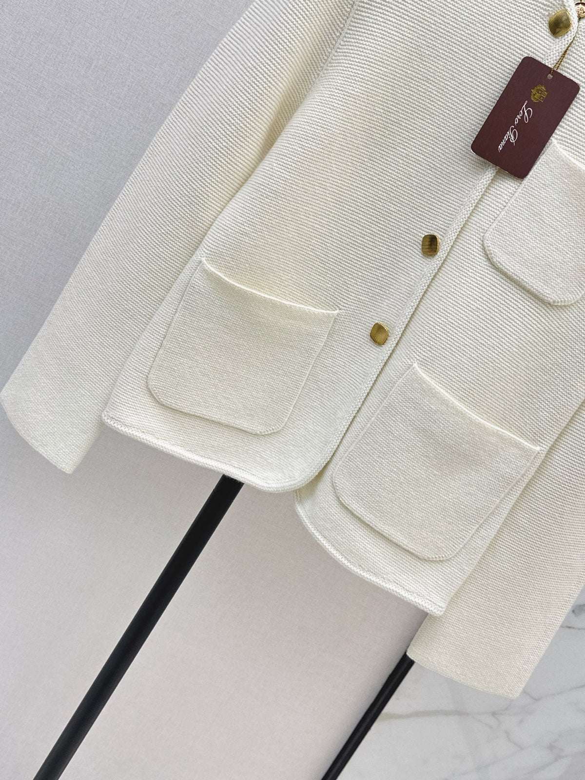 🔥Highest Quality🔥26FW New: Custom-design knit jacket featuring a blend of cashmere and suede 🤎